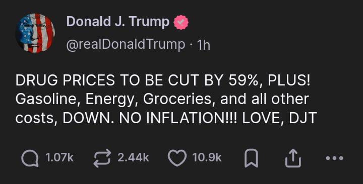 “We are bringing fairness to America” – Trump Vows To Slash Drug Prices