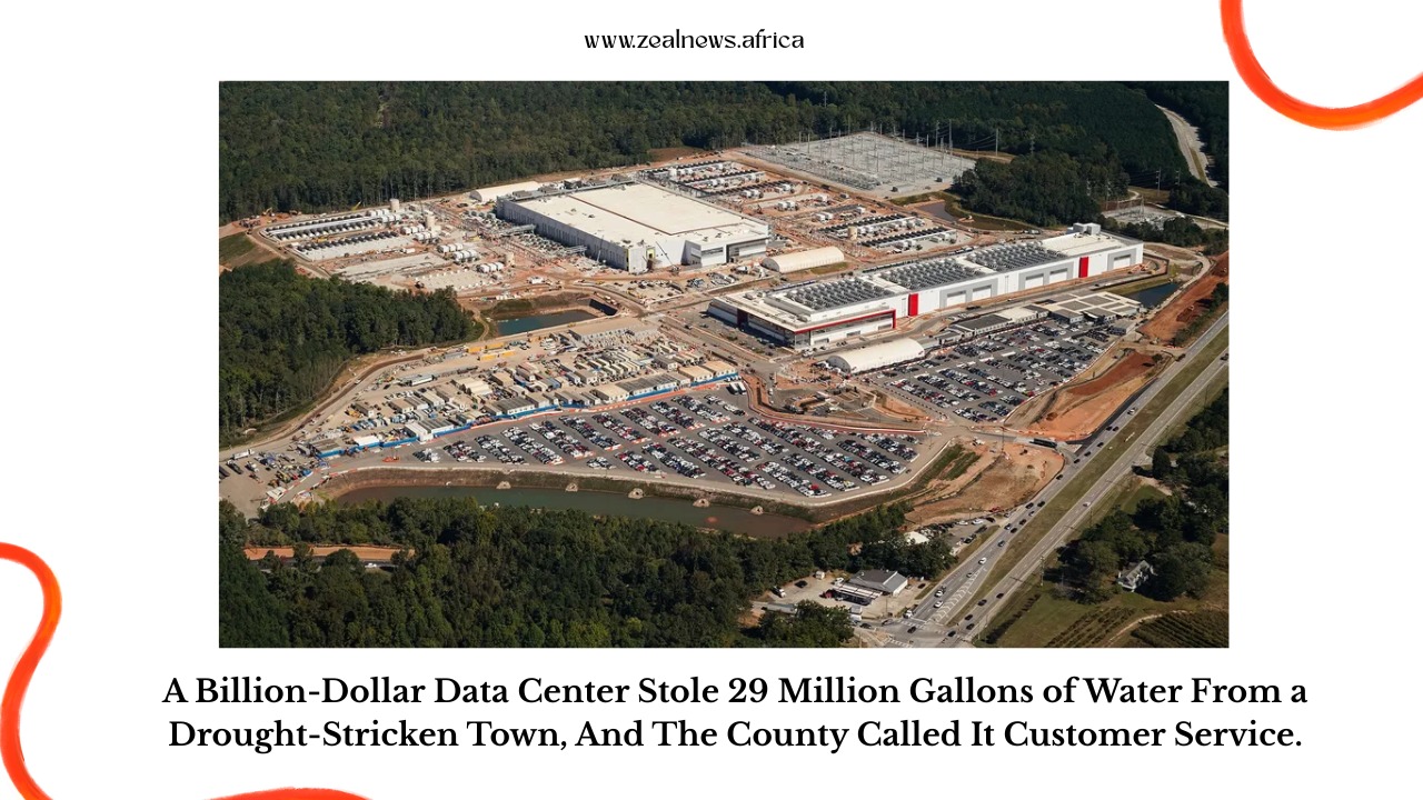 An AI Data Center Secretly Drained 29 Million Gallons of Water Over 15 Months. How Did This Happen?