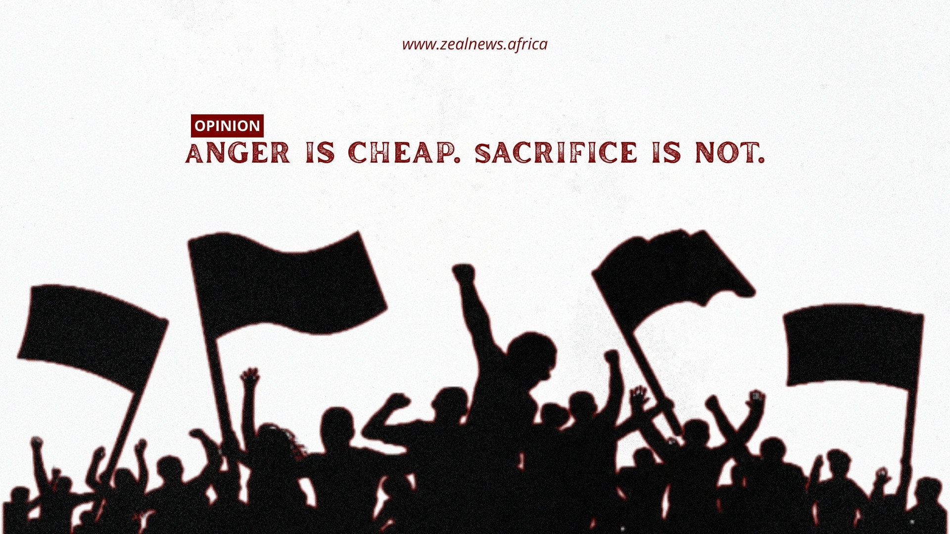 OPINION: If You Won’t Risk It, Don’t Call It Anger