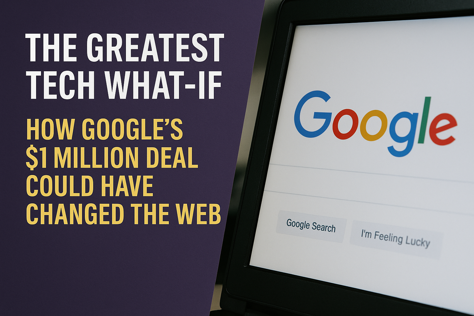 The Greatest Tech What-If: How Google’s $1 Million Deal Could Have Changed the Web