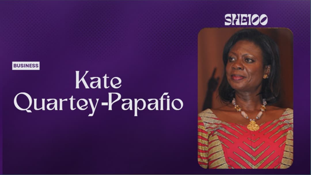 SHE100: Trailblazers of Enterprise — The Story of Kate Quartey‑Papafio