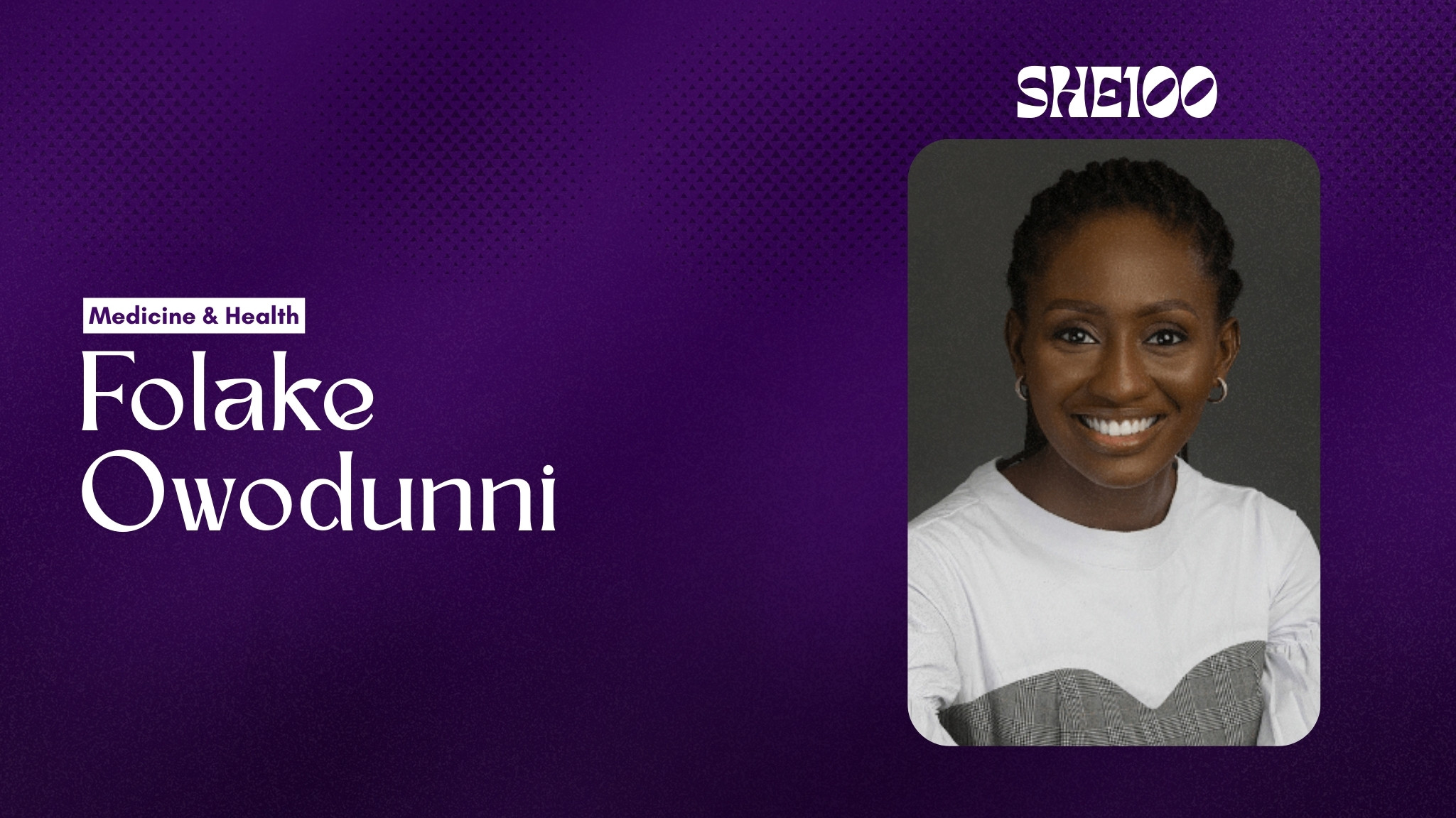 She100: Meet Folake Owodunni, The Woman Building Nigeria's Emergency Response Lifeline