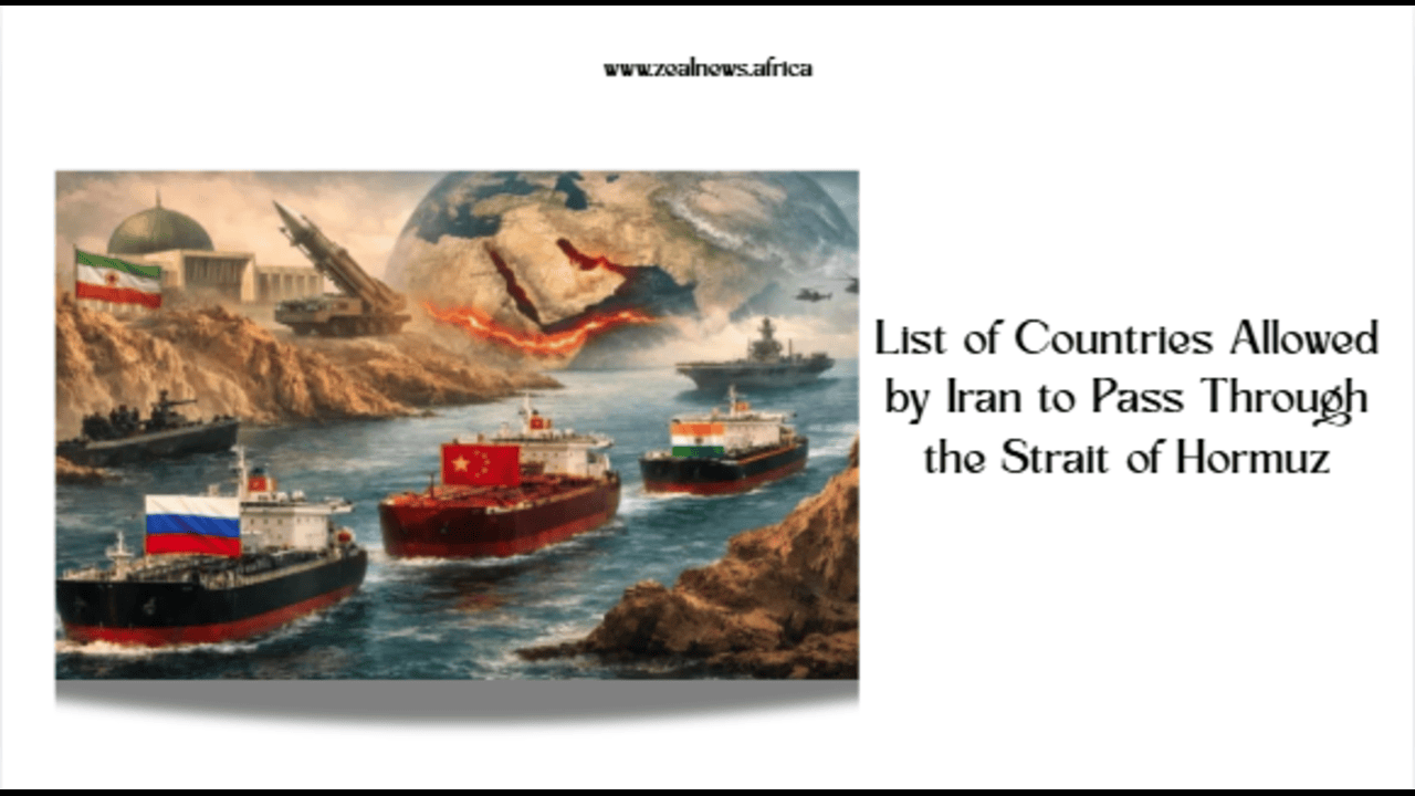 List of Countries Allowed by Iran to Pass Through the Strait of Hormuz