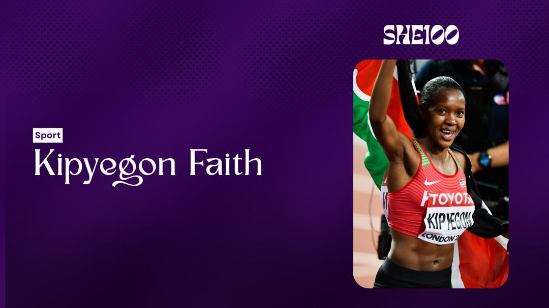 SHE100: Faith Kipyegon, From a Humble Beginnings to Becoming a World Class and Olympic Champion