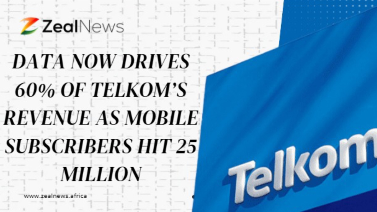 Data Now Drives 60% of Telkom’s Revenue as Mobile Subscribers Hit 25 Million