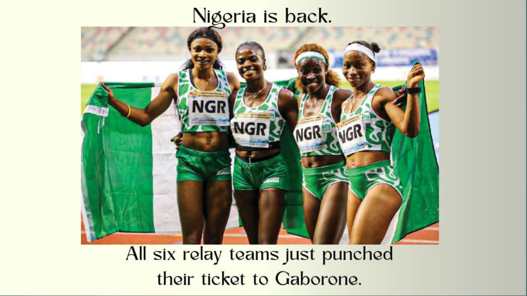 Nigeria's Relay Squad: From the Shadows to the World Stage